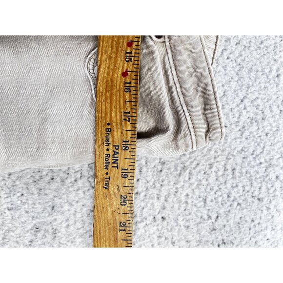 Abercrombie & Fitch Womens 33/16L Tan/Gray The 90s Relaxed Jean Hi-Rise - Picture 5 of 12